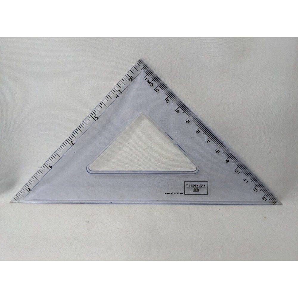 Annapolis Protractor Triangle Ruler Lot - Picture 3 of 8